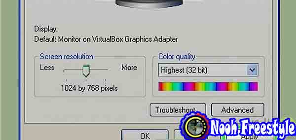 حل مشكلة تكبير شاشة سطح المكتب في Windows XP