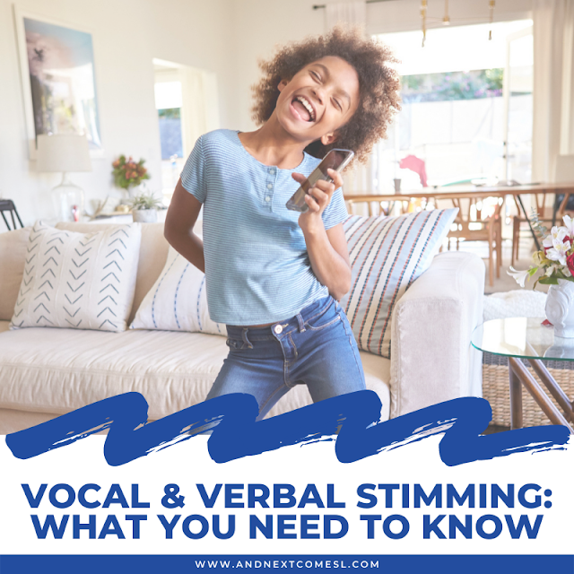 Vocal and verbal stimming