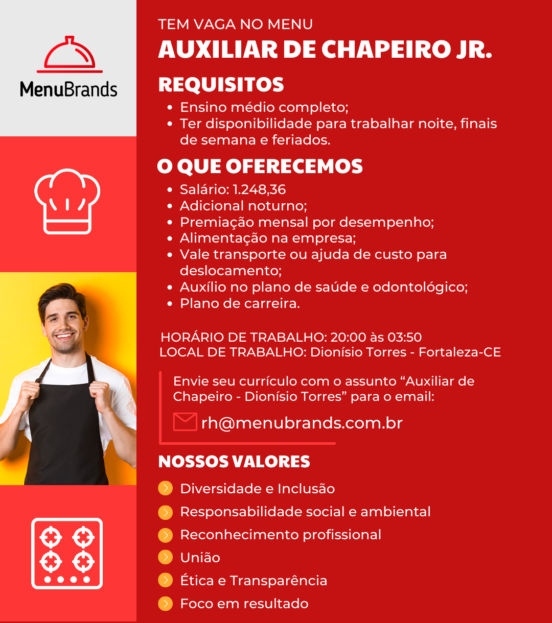 AUXILIAR DE CHAPEIRO JR