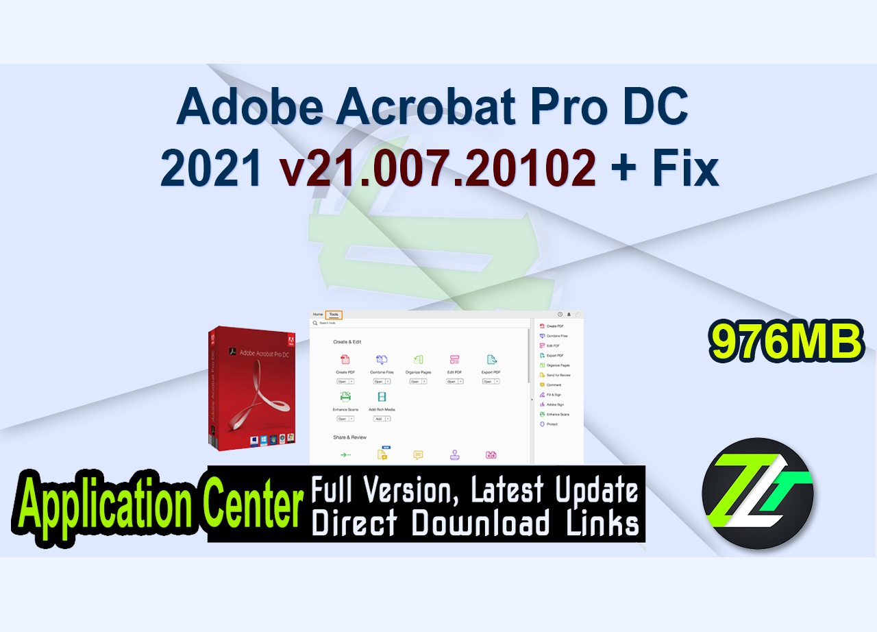 Adobe Acrobat Pro DC 2021 v21.007.20102 + Fix