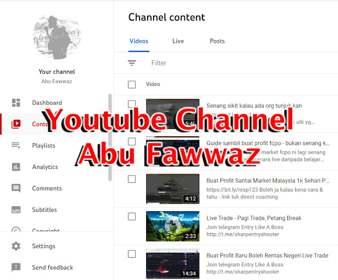 Subscribe Youtube Chanel
