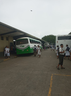 Nadi city main bus terminus.