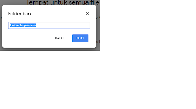 Cara membuat folder google drive di laptop dan hp