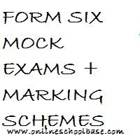 FORM SIX JOINTS & MOCK EXAMS 