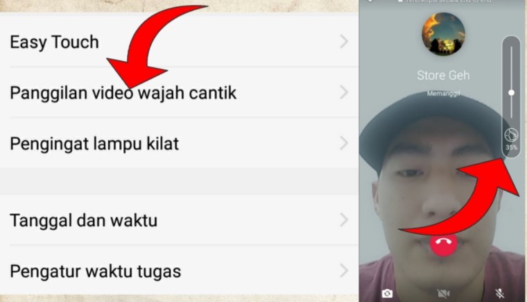 Cara Membuat Efek Beauty di Video Call WhatsApp Vivo Y12