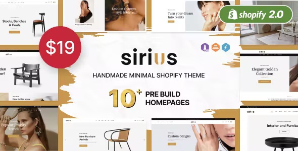 Best Handmade Minimal Shopify Theme Store for Dropshipping