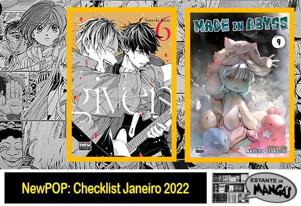 Estante de Mangás, Mangás, CHECKLIST, 2022, NEWPOP