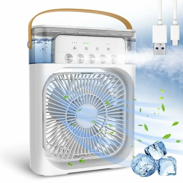 TEKCOOL Mini Cooler Review: The Ultimate Portable Air Cooler with LED Lights, Timer & Mist Modes