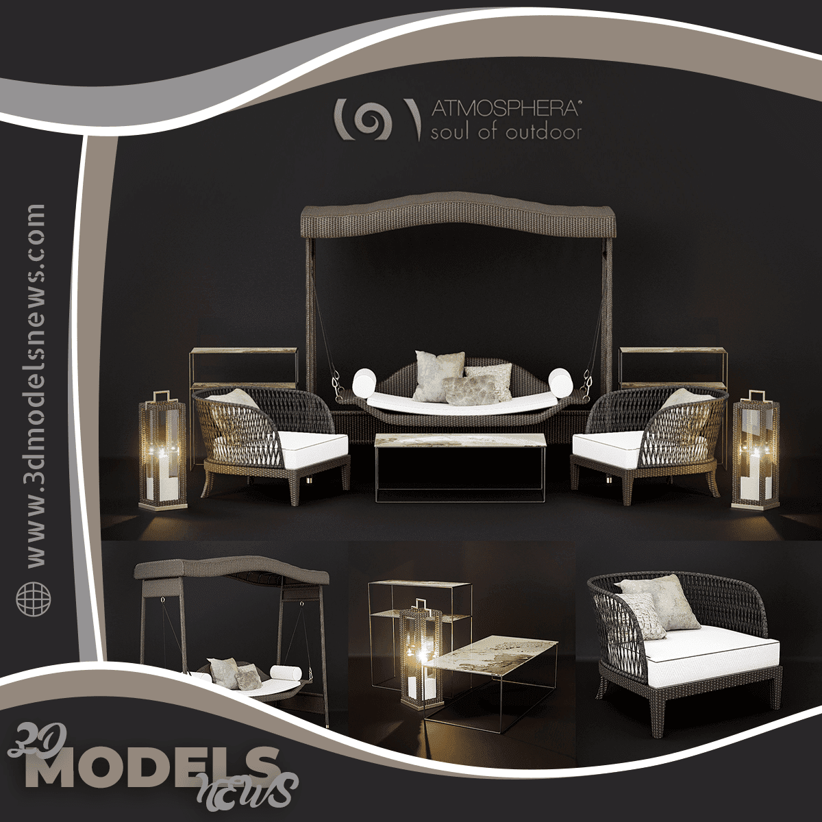 Atmosphera model outdoor furniture set