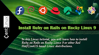 How to install Ruby on Rails on Rocky Linux 9