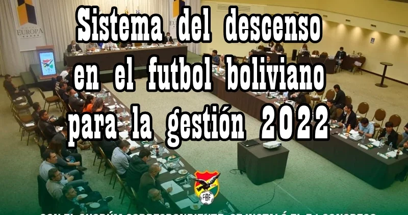 Descenso en el futbol boliviano