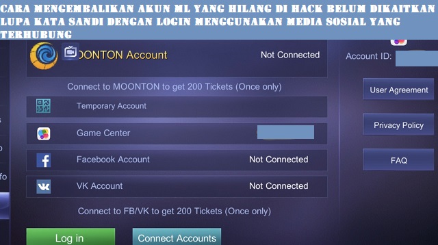 Cara Mengembalikan Akun ML yang Hilang di Hack Belum Dikaitkan Lupa Kata Sandi