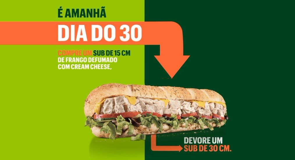 Subway Brasil - Tem novidade chegando no Subway! É o