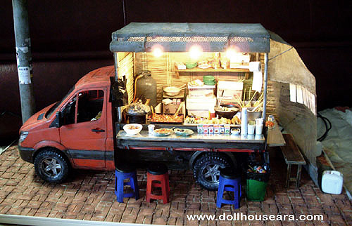 Snack Truck, Dollhouse Miniatures