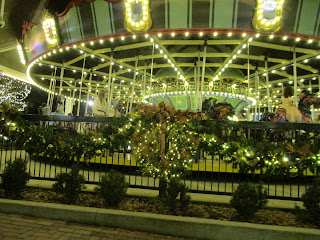 Carowinds Carousel with Winterfest Lights