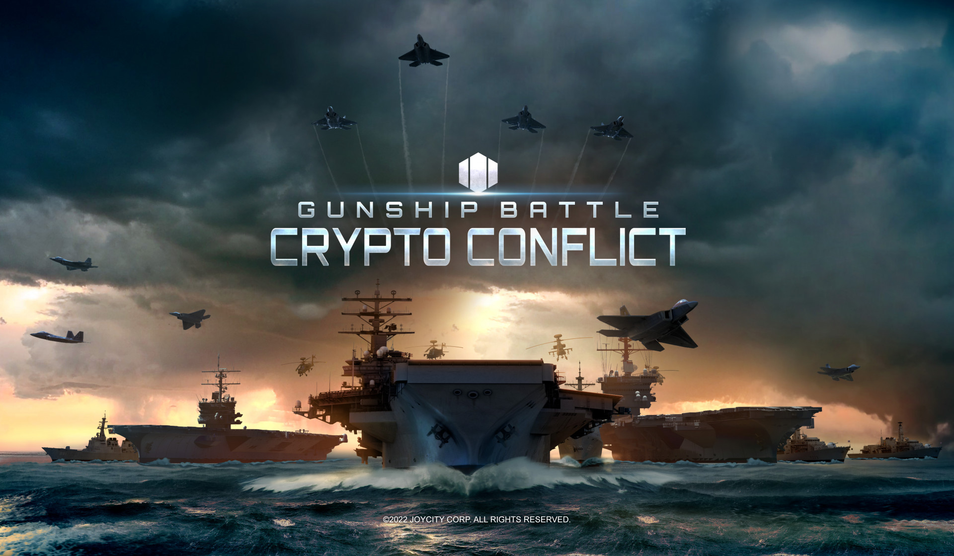 JOYCITY’s ‘Gunship Battle: Crypto Conflict’ holds Global Pre-Registration for Launch on Both Major Mobile Stores