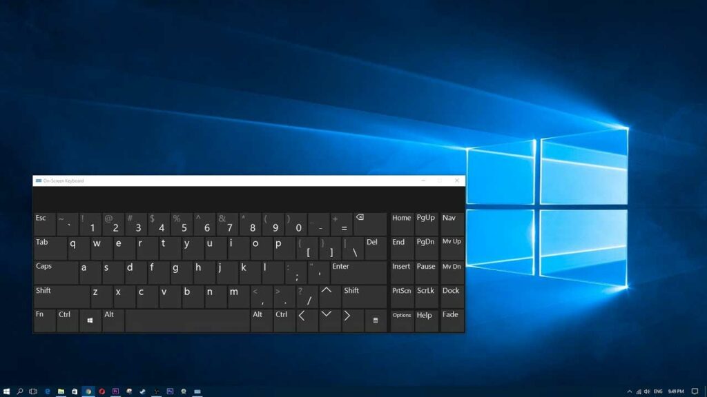 Cara Menampilkan Keyboard di Layar Laptop