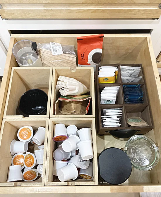 coffee station organization