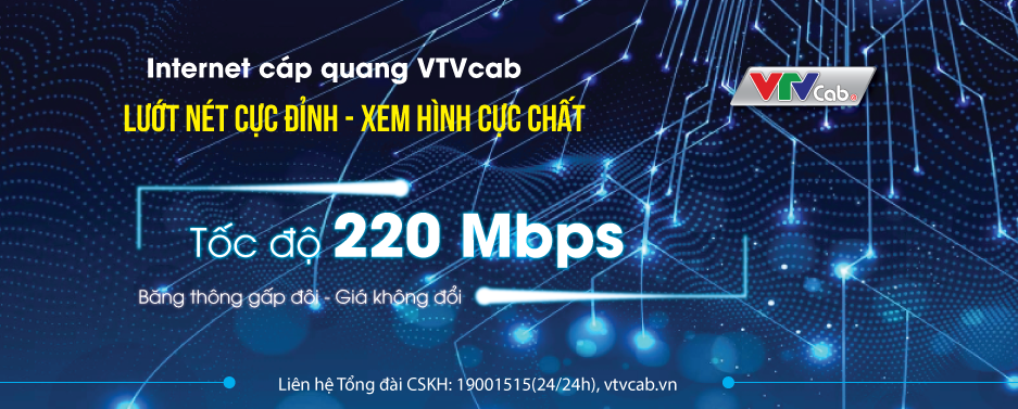 Bảng giá Dịch vụ trọn gói Combo: Internet + Truyền hình của VTVcab Chi nhánh 2