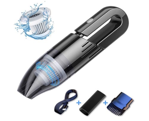 CAMFUN Portable Car Vacuums Cleaner with 6KPa Strong Suction