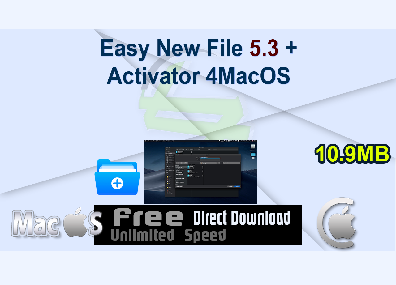 Easy New File 5.3 + Activator 4MacOS