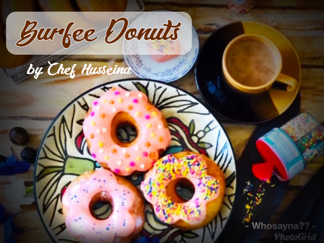 Make Yummy Burfee Donuts - برفی ڈونٹس