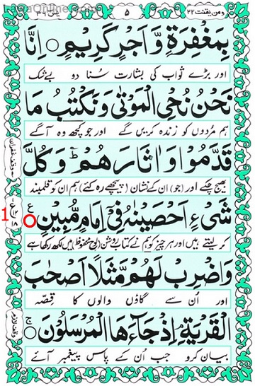 Surah Yaseen Read Online page 4