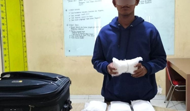 Warga Aceh Ditangkap Saat Selundupkan 2 Kg Sabu melalui Bandara Kualanamu