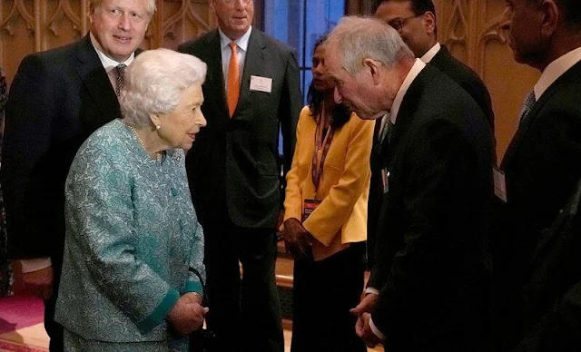 Queen Elizabeth, The Prince of Wales, The Duke of Cambridge, The Duke and Duchess of Gloucester and Prince Michael of Kent