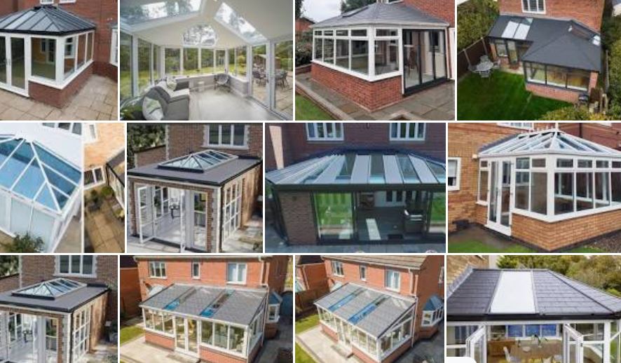 Conservatory Roof, Glass Conservatory Roof, tiled Conservatory Roof, Solid Conservatory Roof