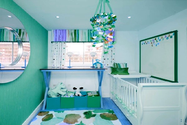 baby girl room colours