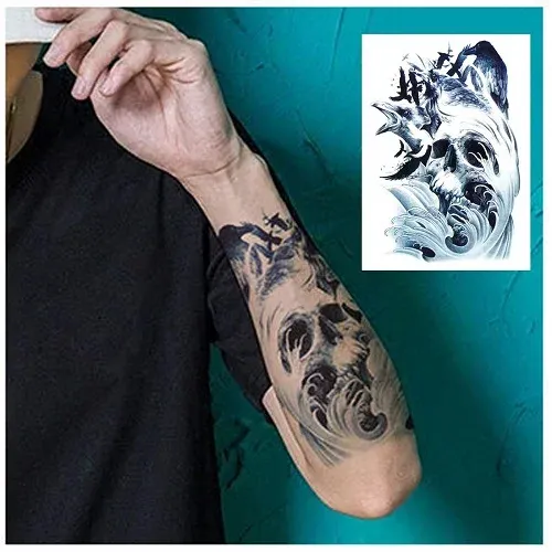 Simple Traditional Skull Tattoo Designs