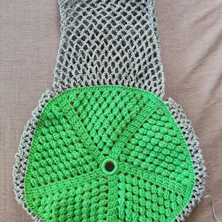 Participante del Bolso de Tejido a Crochet