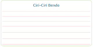 ciri ciri benda www.simplenews.me