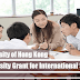 Diversity Grant for International Students at City University of Hong Kong