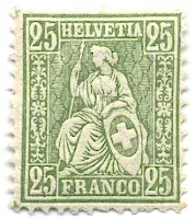 スイスの切手