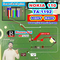 nokia 110 ta 1192 lcd light ways