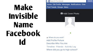 How To Make Invisible Name Fb Id - Stylish Name For Fb - Asfa Zaheer