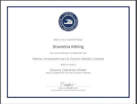 Vikings Ocean Cruise Certification