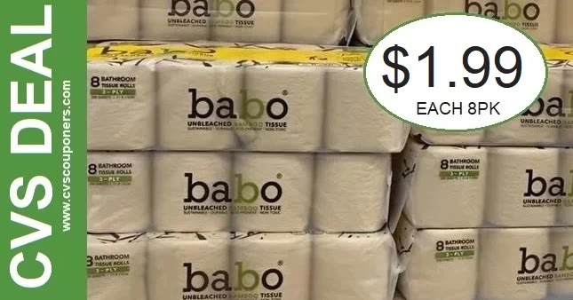 Cheap Babo Bath Tissue CVS Deals 12/19-12/25