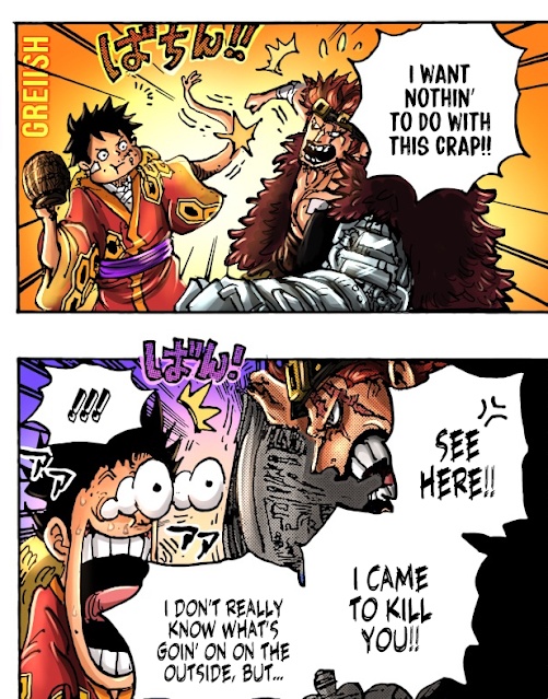 Review Manga One Piece 1053 menunjukan informasi tentang yonko baru