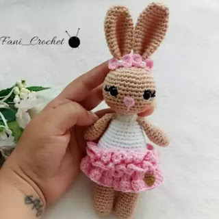 Conejita Amigurumi a Crochet