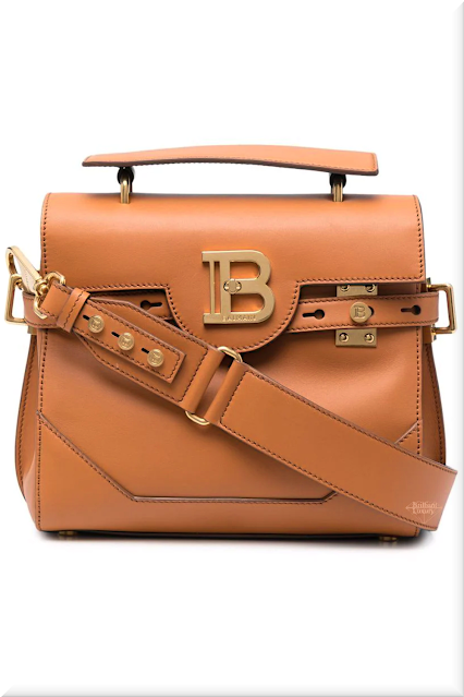 ♦Balmain BBuzz 23 caramel brown calf leather tote bag #balmain #bags #brown #brilliantluxury