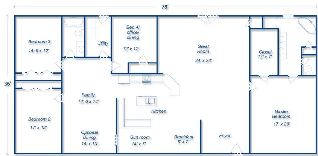 Exceptional Metal Building Homes Plans #15 Metal Building Homes Floor Plans | Smalltowndjs.com