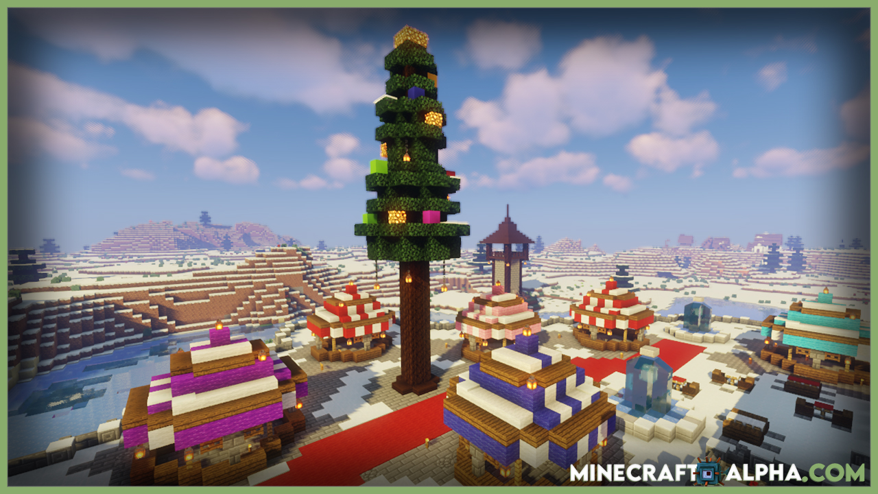 Winter Town Map 1.17.1 Winter Town Map 1.17.1