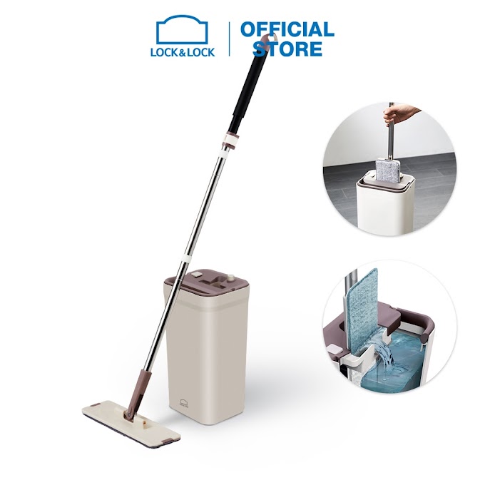 Mall Shop [ locknlockvn ] Bộ Cây Lau Nhà Lock&Lock Squeeze Flat Mop [ETM471]