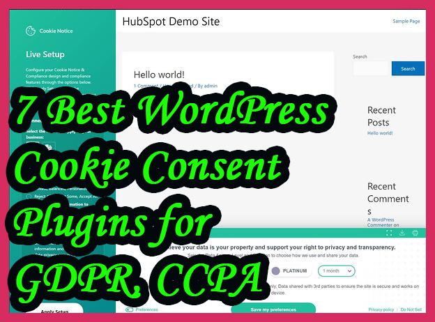 Best WordPress Cookie Consent Plugins for GDPR, CCPA