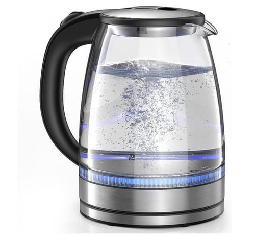 Vprool BPA Free 1.7L Glass Electric Tea Kettle