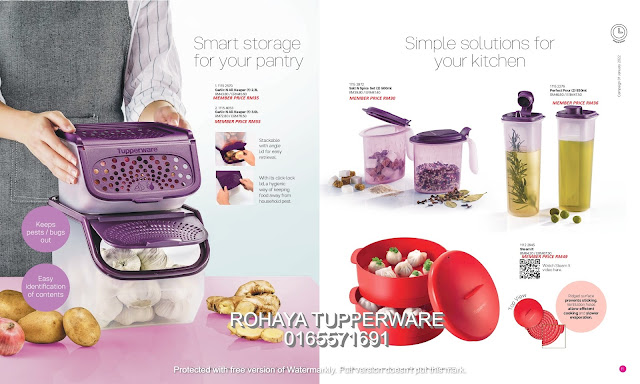 katalog tupperware terbaharu JANUARY 2022, tupperware murah harga ahli