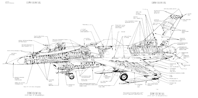 Vought Model 1600 cutaway